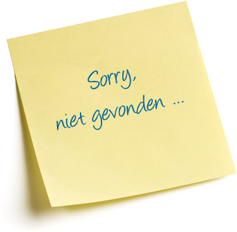 Sorry, niet gevonden ...